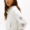 Kinder-Hoodie mit Strass-Stern-Logo