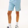 Kinder-Jeans-Shorts mit wellenförmigem Flaggenmuster und Fischgrätenmuster Kinder-Jeans-Shorts mit wellenförmigem Flaggenmuster und Fischgrätenmuster