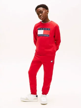 Kinder-Jogginghose mit Logo-Abzeichen