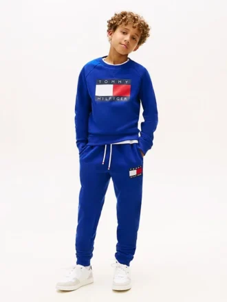 Kinder-Jogginghose mit Logo-Abzeichen