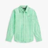 Kinder-Oxfordhemd aus Stretch-Gingham Kinder-Oxfordhemd aus Stretch-Gingham