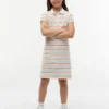 Kinder-Polo-Kleid mit mehreren Streifen