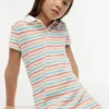 Kinder-Polo-Kleid mit mehreren Streifen