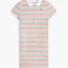 Kinder-Polo-Kleid mit mehreren Streifen