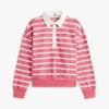 Kinder-Polo-Sweatshirt mit Streifen