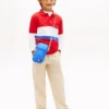 Kinder-Polohemd mit Farbblock-Design Kinder-Polohemd mit Farbblock-Design
