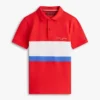 Kinder-Polohemd mit Farbblock-Design Kinder-Polohemd mit Farbblock-Design