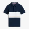 Kinder-Polohemd mit Farbblock-Design Kinder-Polohemd mit Farbblock-Design