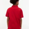 Kinder-Polohemd mit Farbblock-Flaggenmuster aus Stretch