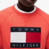 Kinder-Raglan-Sweatshirt mit Tommy-Flag-Logo Kinder-Raglan-Sweatshirt mit Tommy-Flag-Logo