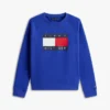 Kinder-Raglan-Sweatshirt mit Tommy-Flag-Logo Kinder-Raglan-Sweatshirt mit Tommy-Flag-Logo