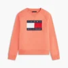 Kinder-Raglan-Sweatshirt mit Tommy-Flag-Logo Kinder-Raglan-Sweatshirt mit Tommy-Flag-Logo