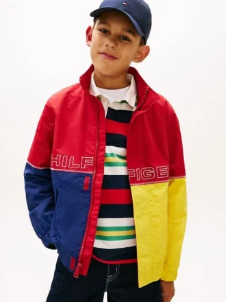 Kinder-Regatta-Jacke mit Farbblock-Design