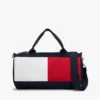 Kinder-Reisetasche mit Colorblock-Flaggenlogo Kinder-Reisetasche mit Colorblock-Flaggenlogo