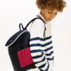 Kinder-Rucksack mit Klappe und Farbblock-Design Kinder-Rucksack mit Klappe und Farbblock-Design