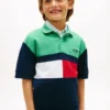 Kinder-Rugby-Polo mit Farbblock Kinder-Rugby-Polo mit Farbblock