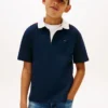 Kinder-Rugby-Polo mit Farbblock Kinder-Rugby-Polo mit Farbblock