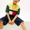 Kinder-Rugby-Polo mit Farbblock Kinder-Rugby-Polo mit Farbblock