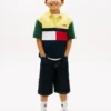 Kinder-Rugby-Polo mit Farbblock Kinder-Rugby-Polo mit Farbblock