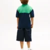Kinder-Rugby-Polo mit Farbblock Kinder-Rugby-Polo mit Farbblock