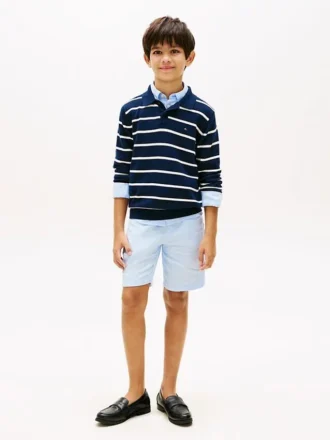 Kinder-Shorts aus Leinenmischung