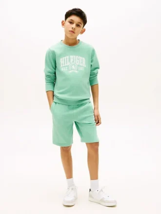 Kinder-Shorts mit Crest-Logo
