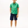 Kinder-Shorts mit durchgehendem Flaggenmuster