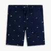 Kinder-Shorts mit durchgehendem Flaggenmuster