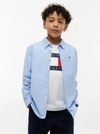 Kinder-Stretch-Oxford-Hemd