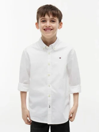 Kinder-Stretch-Oxford-Hemd