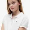 Kinder-Stretch-Polo mit Puffärmeln Kinder-Stretch-Polo mit Puffärmeln
