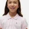 Kinder-Stretch-Polo mit Puffärmeln Kinder-Stretch-Polo mit Puffärmeln