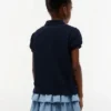 Kinder-Stretch-Polo mit Puffärmeln