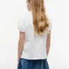 Kinder-Stretch-Polo mit Puffärmeln Kinder-Stretch-Polo mit Puffärmeln