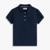 Kinder-Stretch-Polo mit Puffärmeln