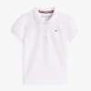 Kinder-Stretch-Polo mit Puffärmeln Kinder-Stretch-Polo mit Puffärmeln