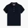 Kinder-Stretch-Polo mit Puffärmeln