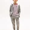 Kinder-Sweathose aus gebürstetem Fleece im College-Stil Kinder-Sweathose aus gebürstetem Fleece im College-Stil