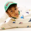 Kinder-Sweatshirt mit durchgehendem Segelflaggen-Print Kinder-Sweatshirt mit durchgehendem Segelflaggen-Print