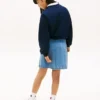 Kinder-Sweatshirt mit gewelltem Flaggenlogo