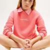 Kinder-Sweatshirt mit Glitzer-Tommy-Logo Kinder-Sweatshirt mit Glitzer-Tommy-Logo