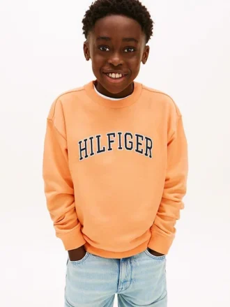 Kinder-Sweatshirt mit Varsity-Logo