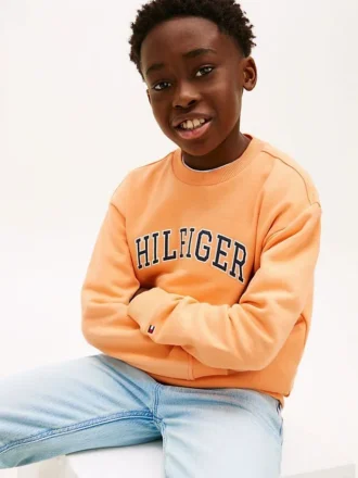 Kinder-Sweatshirt mit Varsity-Logo
