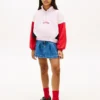 Kinder-Sweatshirt mit Viertelreißverschluss