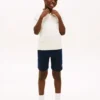 Kinder-Sweatshorts mit breitem Bein und Hilfiger-Logo Kinder-Sweatshorts mit breitem Bein und Hilfiger-Logo