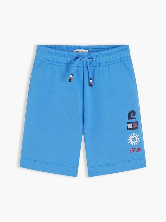 Kinder-Sweatshorts mit „Sun & Wave“-Logo Kinder-Sweatshorts mit „Sun & Wave“-Logo