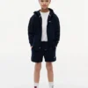 Kinder-Sweatshorts mit tonalem Flaggenlogo Kinder-Sweatshorts mit tonalem Flaggenlogo