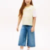 Kinder-T-Shirt mit gemischten Streifen Kinder-T-Shirt mit gemischten Streifen