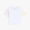 Kinder-T-Shirt mit gemischten Streifen Kinder-T-Shirt mit gemischten Streifen