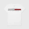 Kinder-T-Shirt mit gesticktem Flaggenlogo